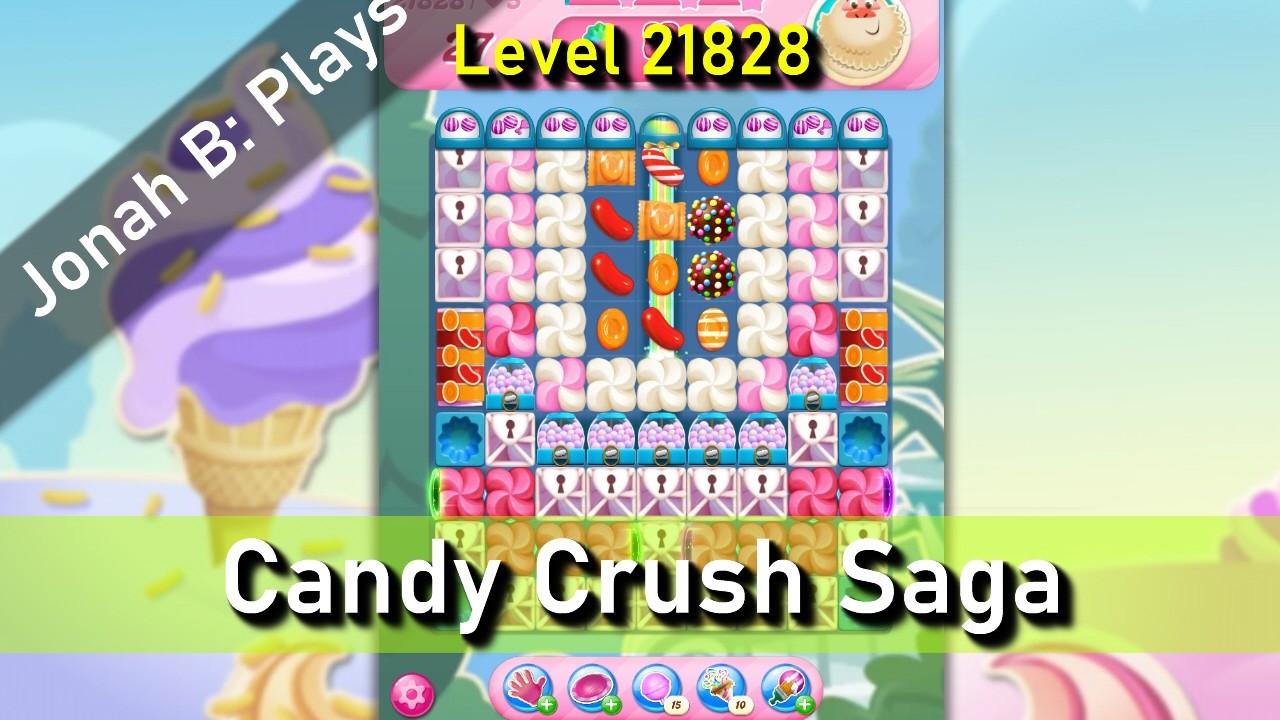 Candy Crush Saga Level 21828 - YouTube