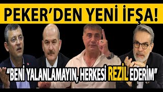 SEDAT PEKER'DEN YENİ İFŞA: HADİ ÖZIŞIK SÜLEYMAN SOYLU ÖZGÜR ÖZEL MEHMET AĞAR | ŞOK GÖRÜNTÜ!