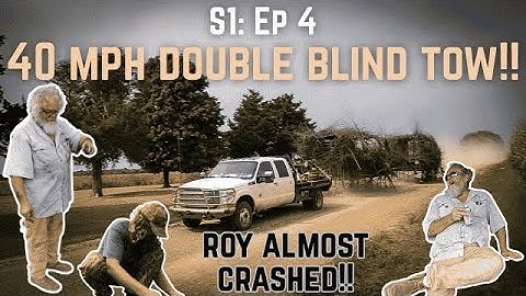 40 MPH Double Blind Tow!! (Roy Almost Crashed) S1: Episode 4
