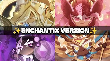 All 4 Ancient Cookies Awakening split transformation (ENCHANTIX VERSION)