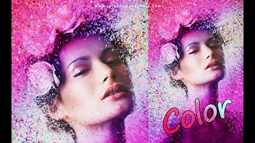 Color Spray Portrait in Photoshop | by Ju Joy Design Bangla
