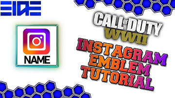 INSTAGRAM | COD WW2 EMBLEM TUTORIAL