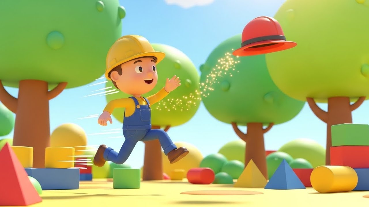 Roblox Little Builder Lost His Magic Hat 🎩 | Kids Songs & Nursery Rhymes