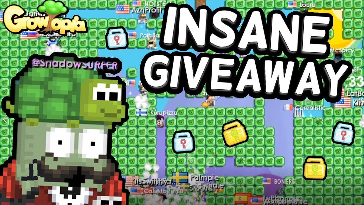 FILLING a WORLD w/ ROLLBACK PLAQUES  **crazy giveaway** | Growtopia