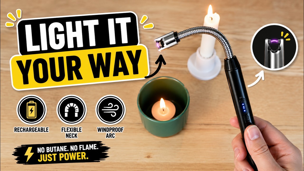 Rechargeable USB Electric Arc Lighter