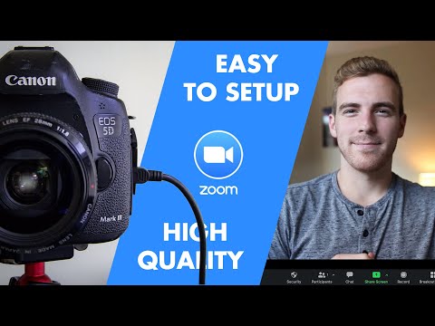 Video How to Use a DSLR Camera for Zoom - youtube