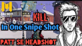 One Snipe Shot He Is Finished. Ek Snipe Shot Main Khatam Banda.