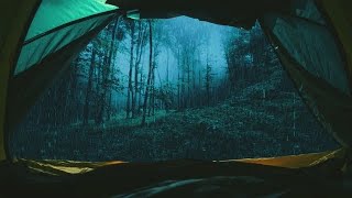 Torrential Rain & THUNDER on a Camping Tent-Lost in the Forest-Sleep to Rain Sounds in the WILD
