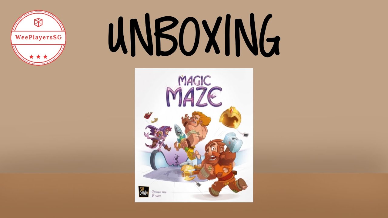 Magic Maze Unboxing [WeeUnbox]