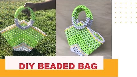 Let’s make a Stylish BEADED BAG //PURSE//   step by step DIY Tutorials