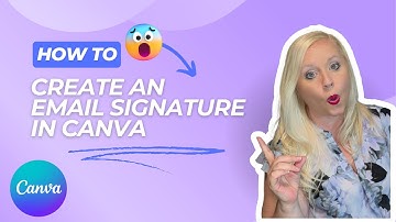 Create a Professional Email Signature in Canva | Quick 2025 Walkthrough