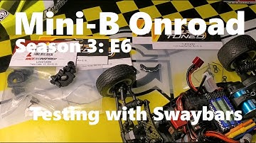 Mini-B Onroad - Season 3: Ep 6: Installing front swaybars! (and jconcepts swaggers)