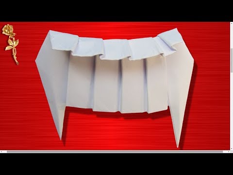 Origami : Dents de vampire 🧛‍♀️🧛‍♂️