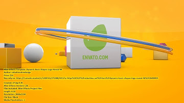 Dynamic Basic Shapes Logo Reveal | After Effects Template | VideoHive 26489491