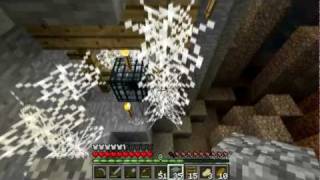 Minecraft w/Iggy Episode 4- Mineshaft Cave Spider Survival