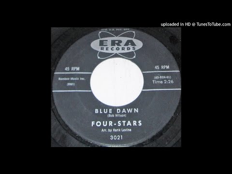 Four-Stars — Four-Stars-"Blue Dawn/The Frog" 1960 PRE-SURF Instrumentals 45