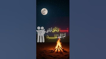 سورة الفرقان - الآية 26#القرآن_الكريم #ذكر_الله #ختم_القرآن #رمضان #اكسبلور #beautiful #duet #love