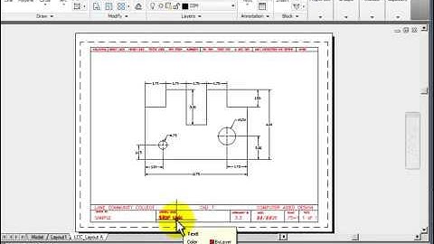AutoCAD Model space and Paper Space Tutorial 02