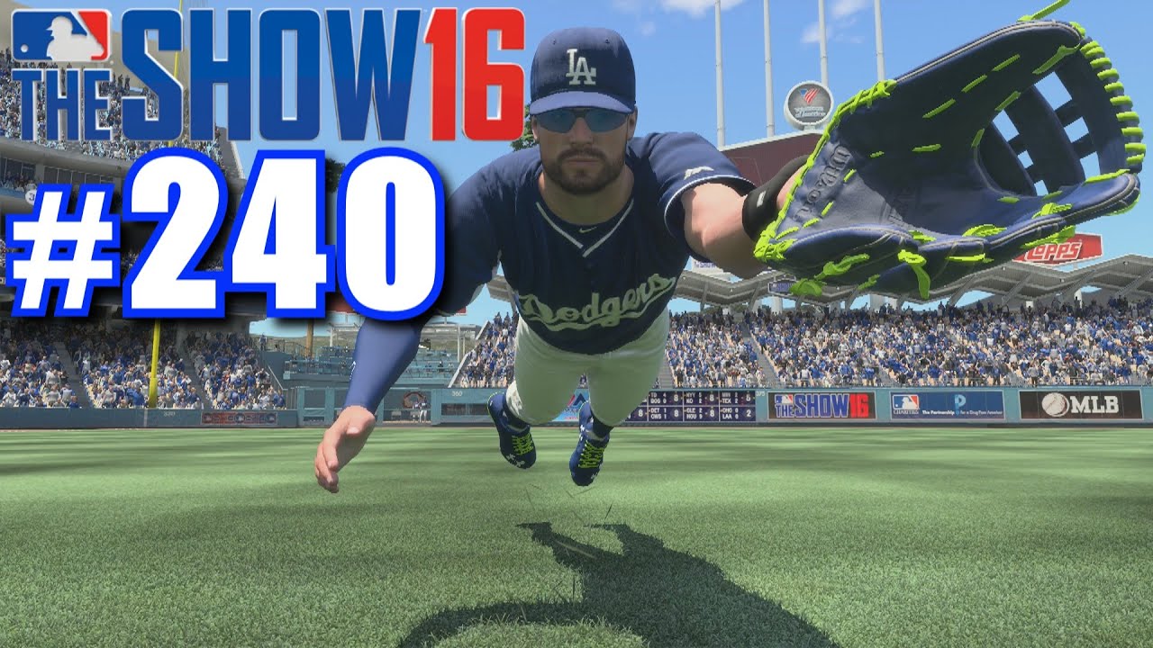 BEAUTIFUL DIVING CATCH! MLB The Show 16 Road to the Show 240 YouTube