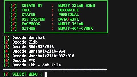 How To Decode Hard Encode / 2.8kb File Decode / Decompile Any Python Encode File