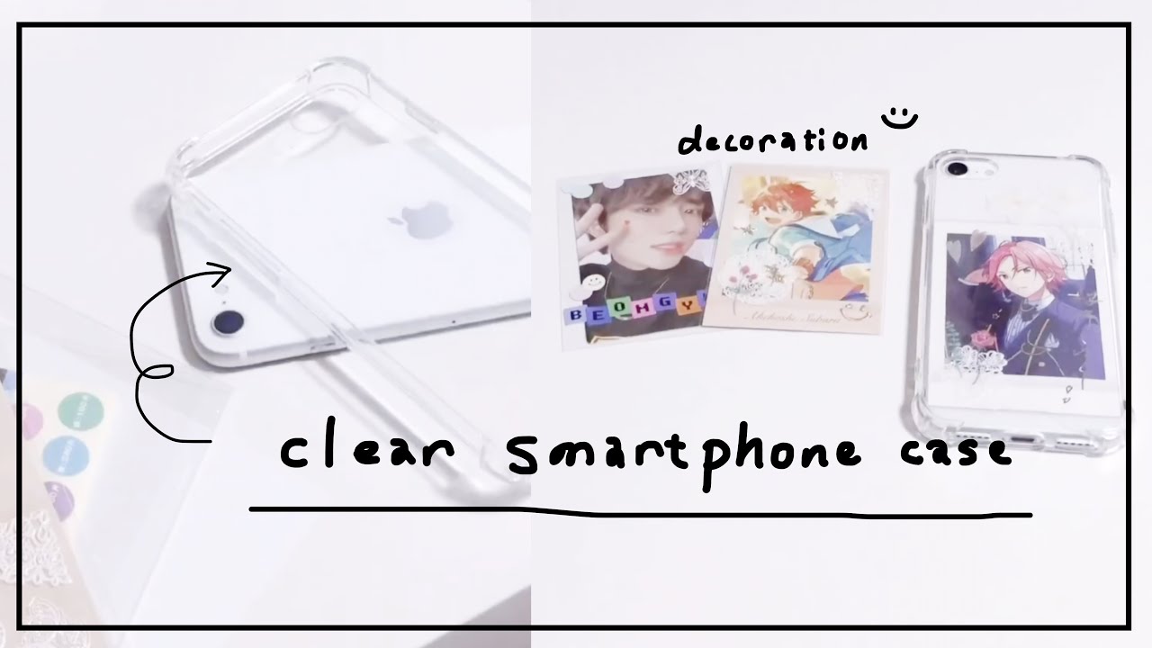 Diy カードデコ クリアスマホケース Txt あんスタ Youtube