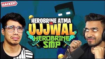 UJJWAL Minecraft account HACKED? 😳 | HEROBRINE SMP Highlight @GamerFleet