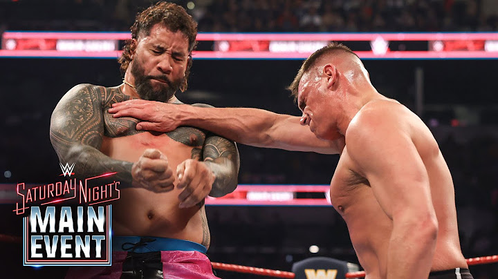 FULL MATCH: Gunther vs. Jey Uso – Saturday Night’s Main Event, Jan. 25, 2025