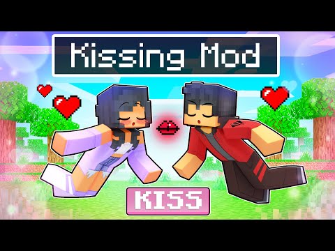 Using the KISSING MOD In Minecraft!