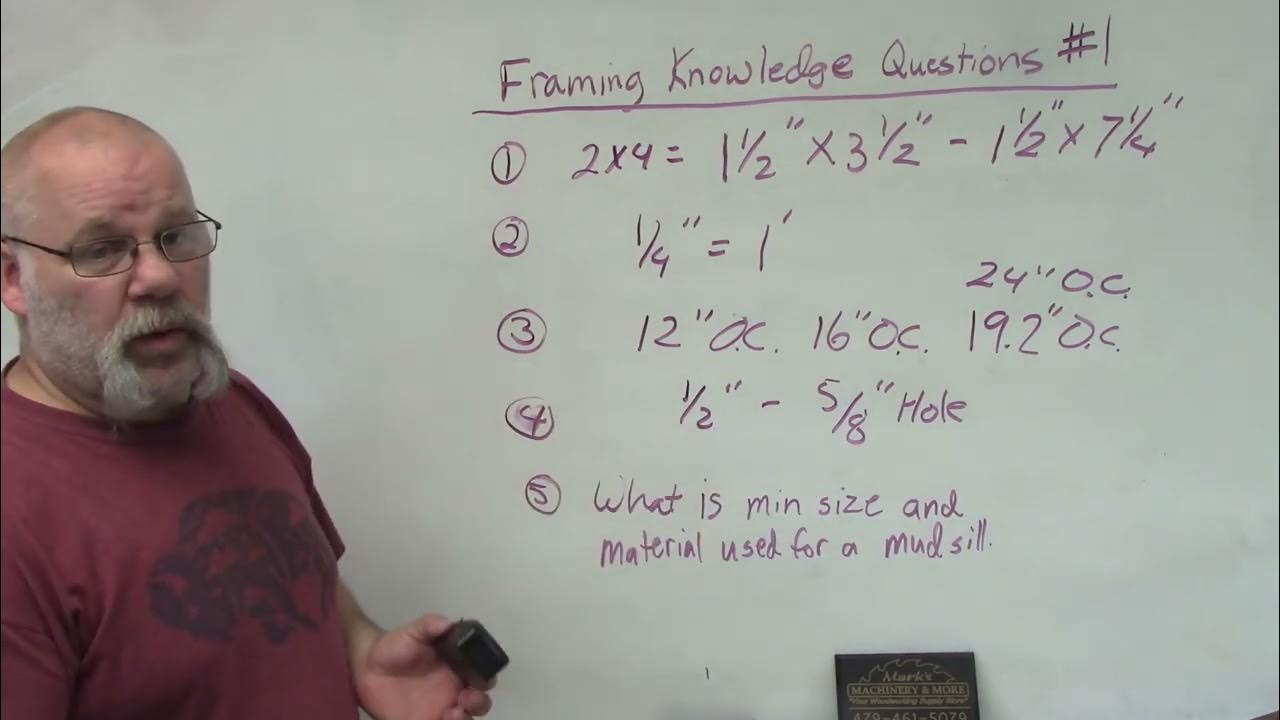 Carpentry answers 1 YouTube