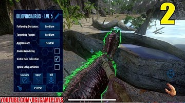 ARK: Survival Evolved Mobile Gameplay #2 - Crafting and Taming (iOS Android)