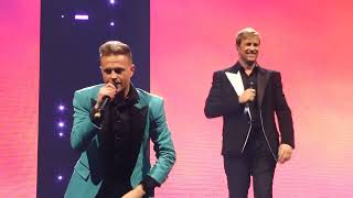 FUNNY! Message for Mark and Christmas songs Westlife Belfast 15th December 2022