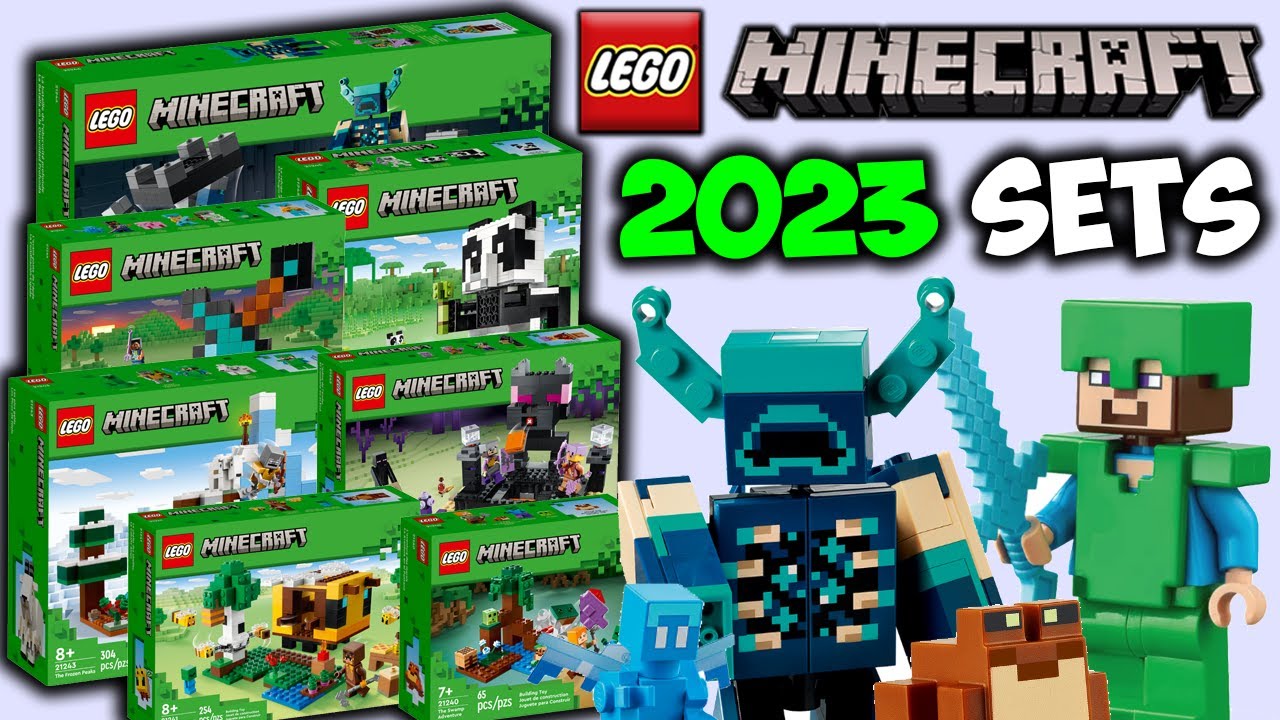 LEGO Minecraft Sets Warden, Frogs, New & More! - YouTube