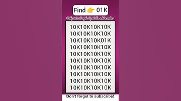 Find the Odd  Number 01K - Math Quiz  #maths #quiz #shorts #gk #education