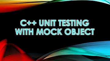C++ unit test with Mock Object