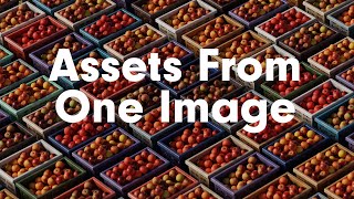 Create Assets From A Single Image - Blender Tutorial