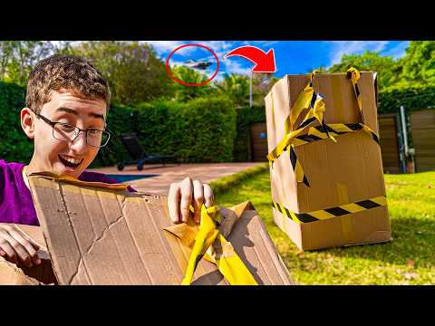 MYSTERIOUS Box Falls from the Sky - What's INSIDE? (DO NOT OPEN! ⚠️)