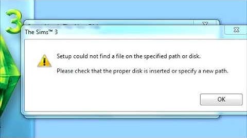 Sims 3 Installation Problem!