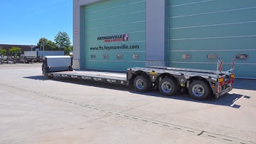 Faymonville - MegaMAX extendable low loader w/ 3 hydro-mechanically steered axles & twin tyres