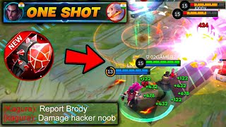 BRODY NEW BUILD FOR DAMAGE HACK! (must try) BRODY BEST BUILD 2024  MLBB