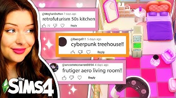 YOUTUBE COMMENTS Decide My Build in The Sims 4