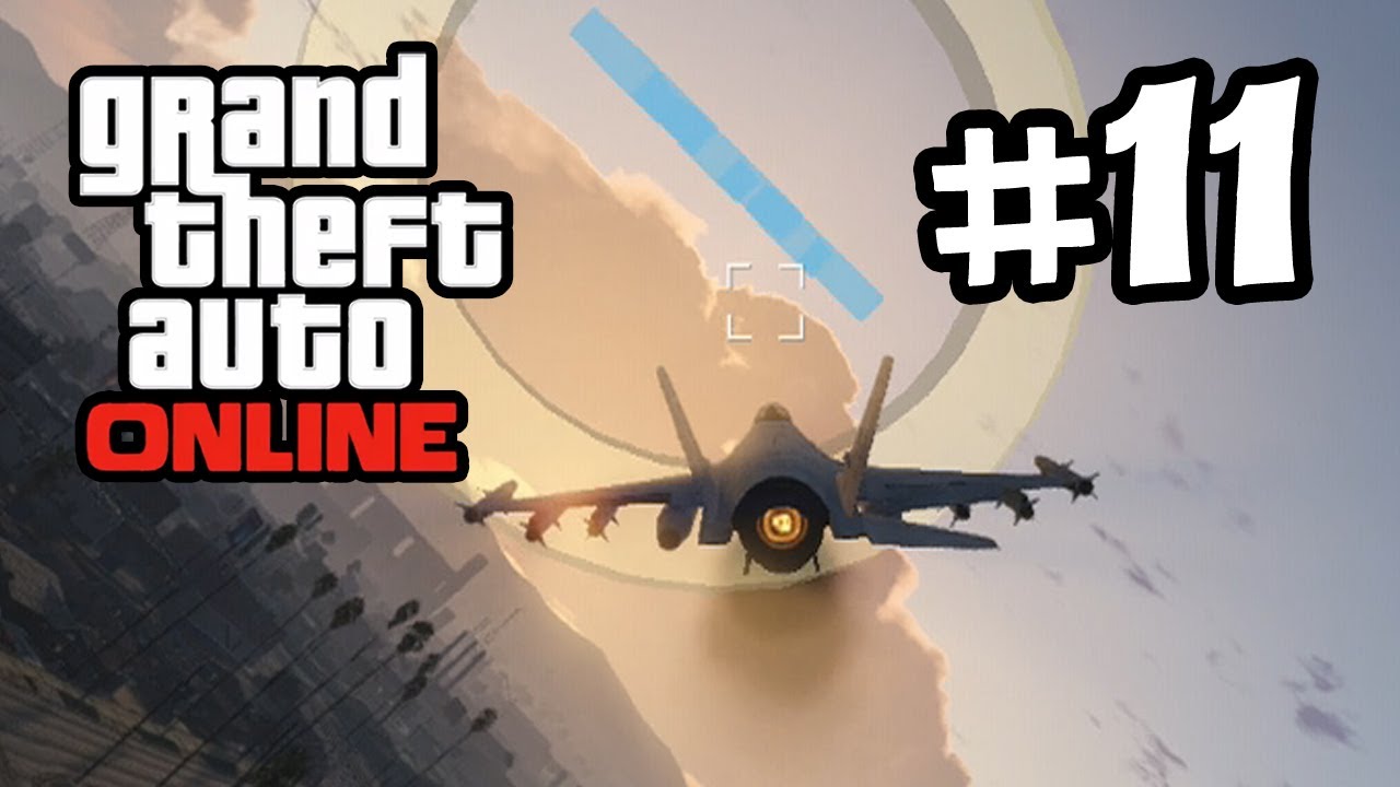 Grand Theft Auto Online Part 11 Gameplay Walkthrough - Fighter Jet Race ...