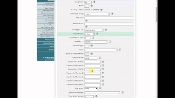Hostcomm Hosted Dialler - Web Admin Inbound Settings Configuration