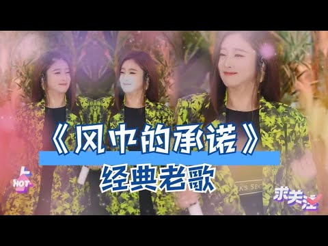 菲儿娃娃合唱《风中的承诺》经典好听,歌声深情动听,令人陶醉!