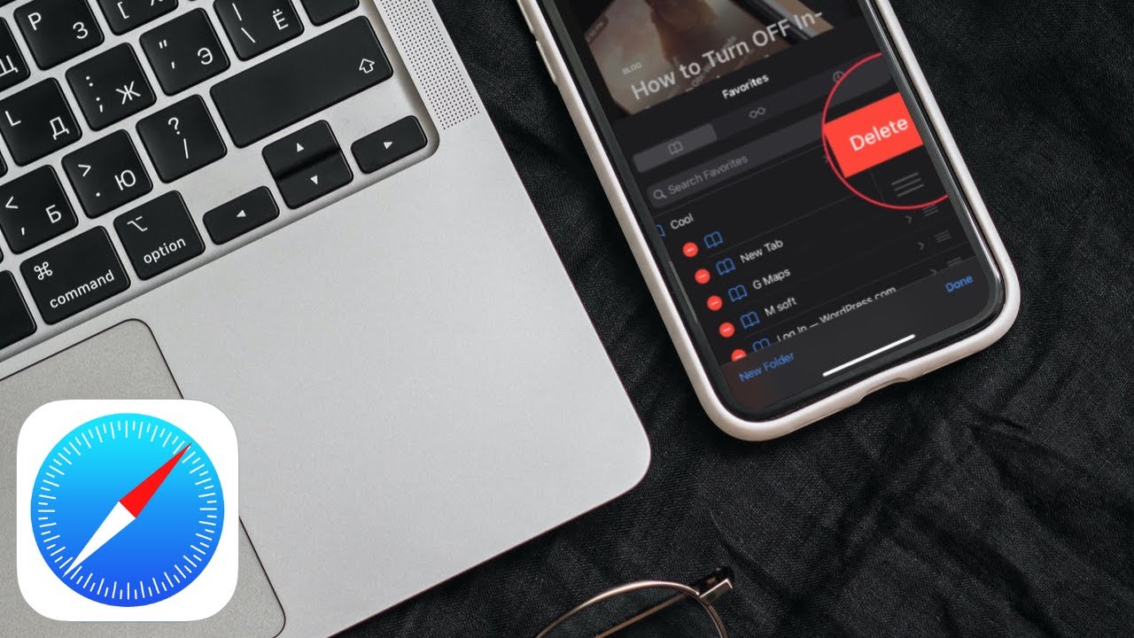 how to delete safari bookmarks on ipad