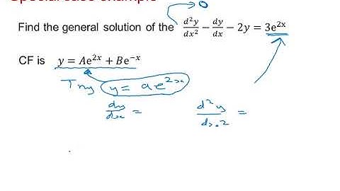 Edexcel Core Pure: Second order differential equations 2-6