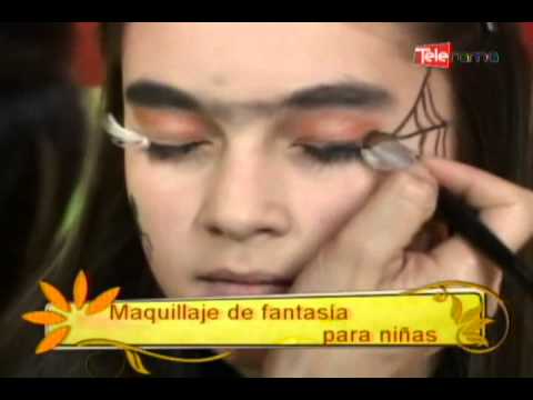 Maquillaje artístico infantil: maquillaje para nenas Maquillaje de fantasía para niñas - YouTube