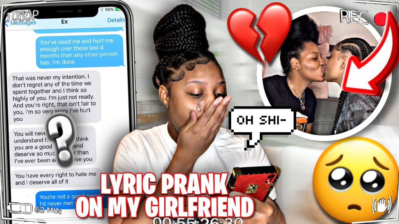 LYRIC PRANK ON GIRLFRIEND!!! *LEADS TO BREAK UP* 💔🥺 | VLOGMAS DAY 6 ...