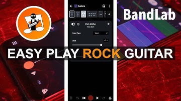 How to create a Super Easy Play Midi Rock Guitar in Bandlab