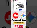 FREE Google Gemini Pro Jio Subscription offer claim Process Create Free Veo 3 video with Jio Gemini