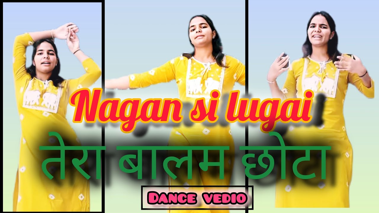 Nagan si lugai 💃| New Haryanvi song| Tera Balam Chota| Farmani Naaz | Nahin dance | Haryanvi Dance 